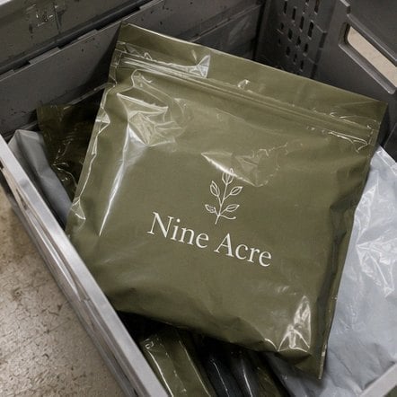Branded poly bags for product packaging