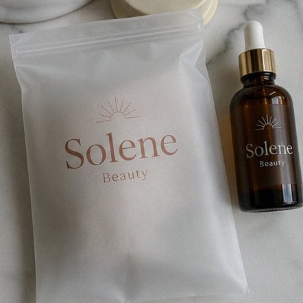 Customized poly bags for beauty and skincare