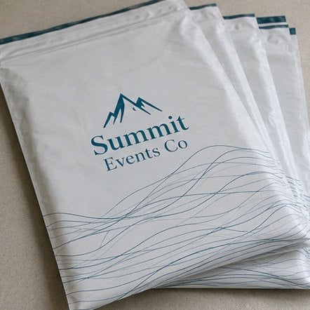 Customized poly bags for events and swag